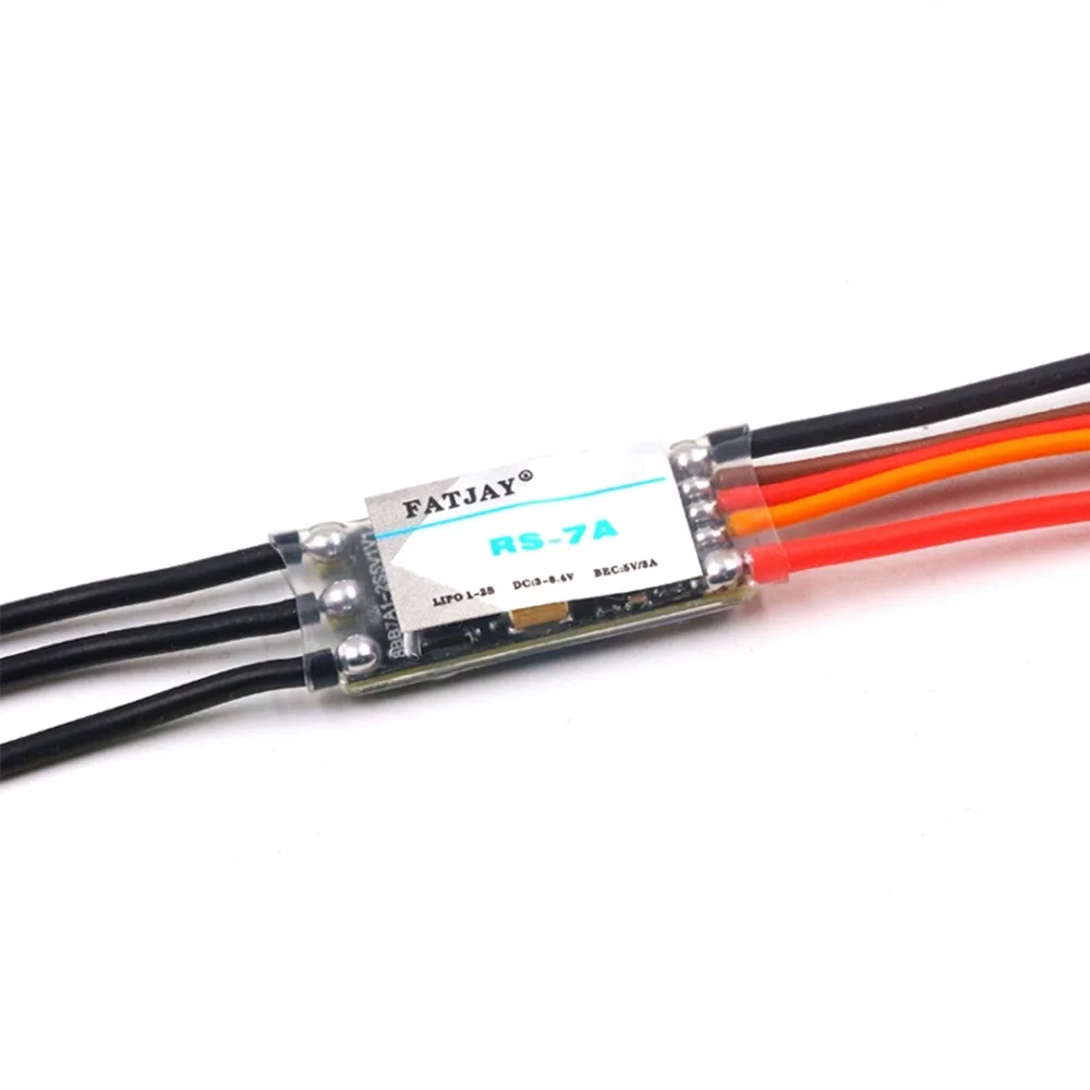 5g Weightless Brushless High-Speed ESC 7A 1-2S 5V/BEC for KT Board EPO Glider/Hand-Launch Plane Power Modification Fixed-wing