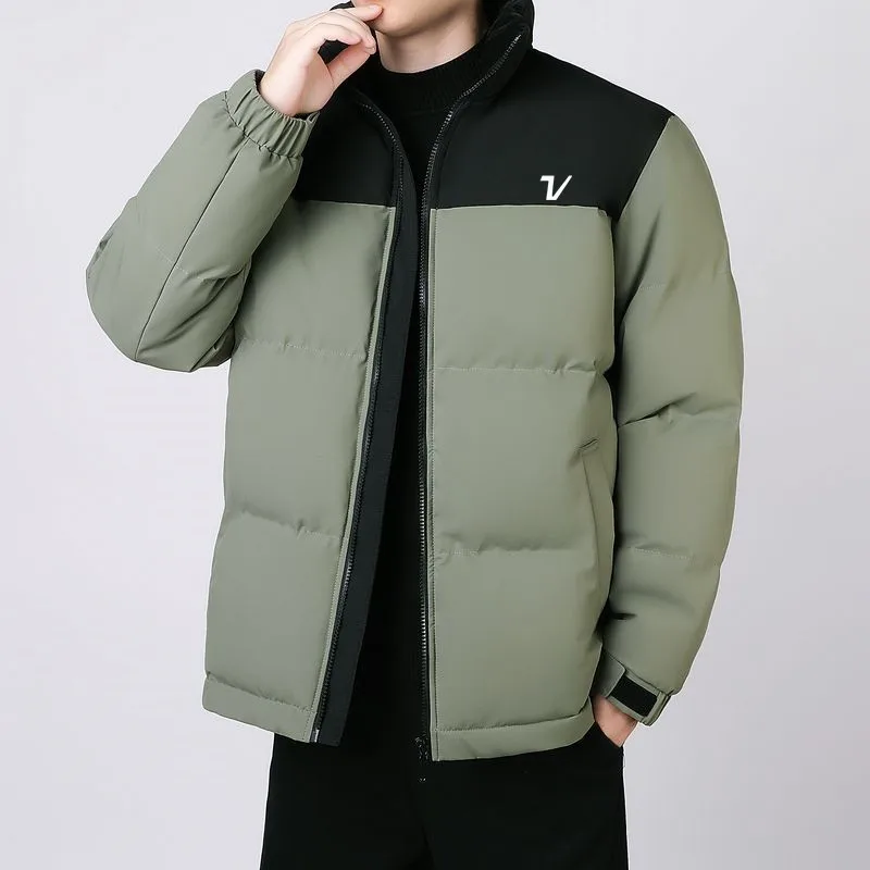 골프패딩 Winter Golf Wear Men 2024 New Golf Jacket Thickening Keep Warm Casual Coat Windbreaker Short Padded Jacket Men Golf Clothes