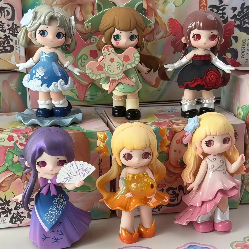 

New In Stock Ziyuli Courtyard Dream Series Blind Box Cute Pvc Figure Kawaii Desktop Decor Collectible Birthday Gift For Fans