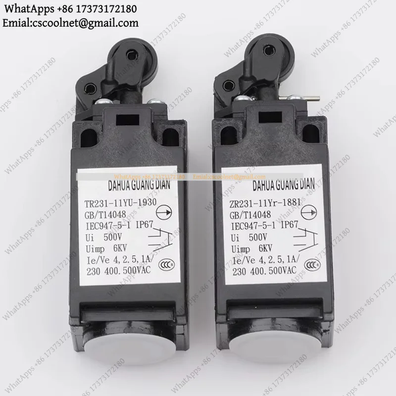k3 3pcs/lot ZR231 TR231 Tensioner Limit Travel Switch for Elevator Lift Parts Automatic Manual Reset Compatible Accessory