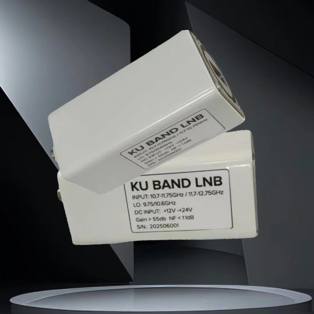 Ku‑Band Split Dual‑LO LNB, 9750‑10600MHz Dual Local Oscillator Unit For Satellite TV Project Installation