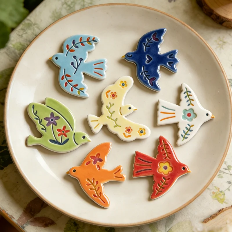 

Flower Bird Shape Polymer Clay Cutters Cute Soft Pottery Clay Mold DIY Earrings Necklace Jewelry Cutting Stamp Tools Bohemian