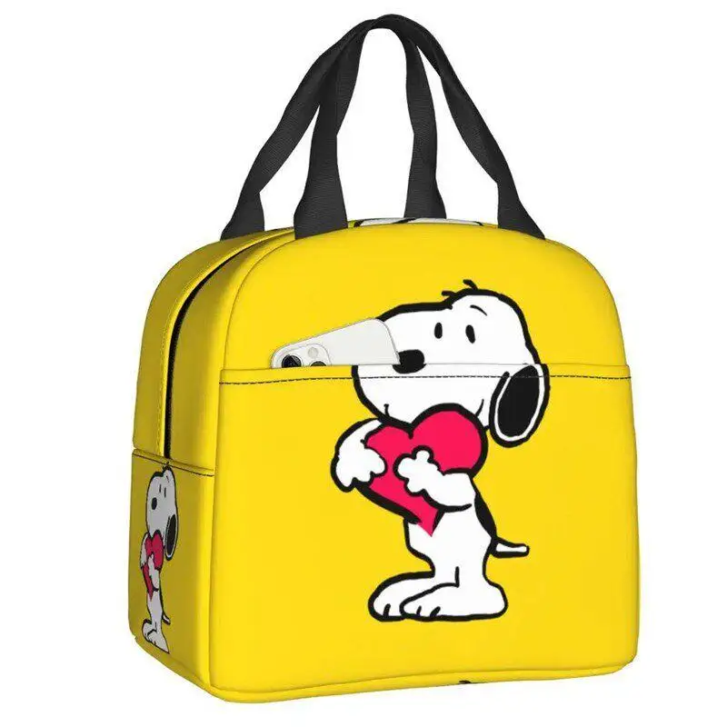Snoopy Portable Large Capacity Tote Handbag Multifunctional Travel Shopping Storage Bag Daily Fashion Holiday Birthday Gift