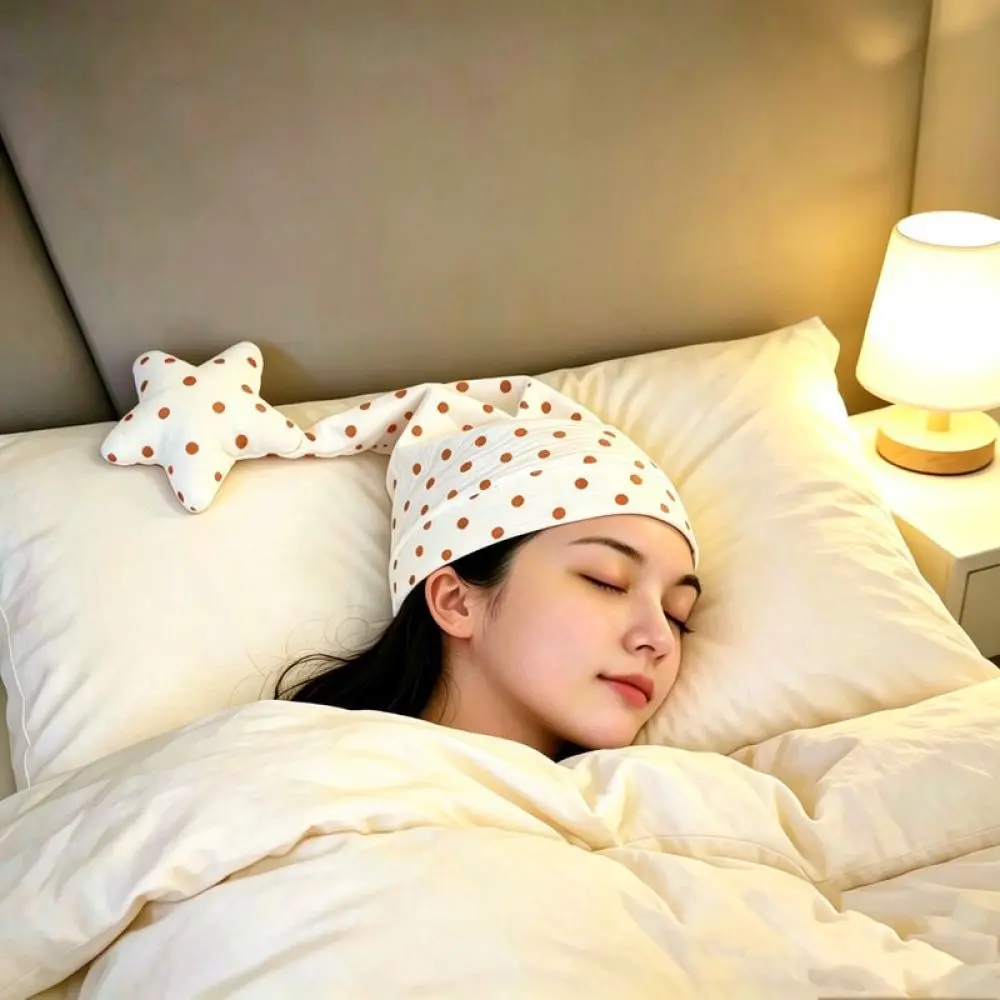 Soft Sleeping Bonnet For Women Breathable Night Headwear Comfortable Elastic Hair Care Cap Lightweight Summer Sleep Hat