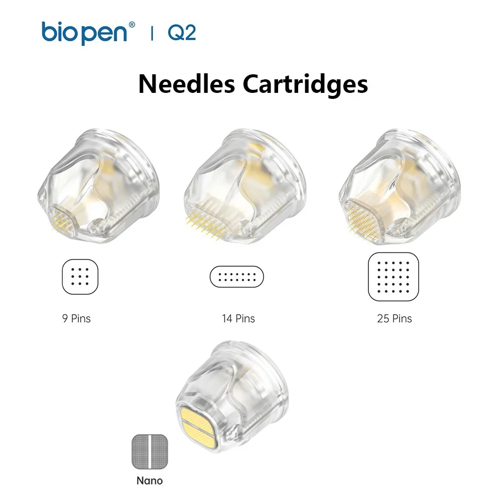 bio pen Q2 naaldcartridges - Ekai Originele bio.pen Q2 vervangende onderdelen Microneedling-naalden