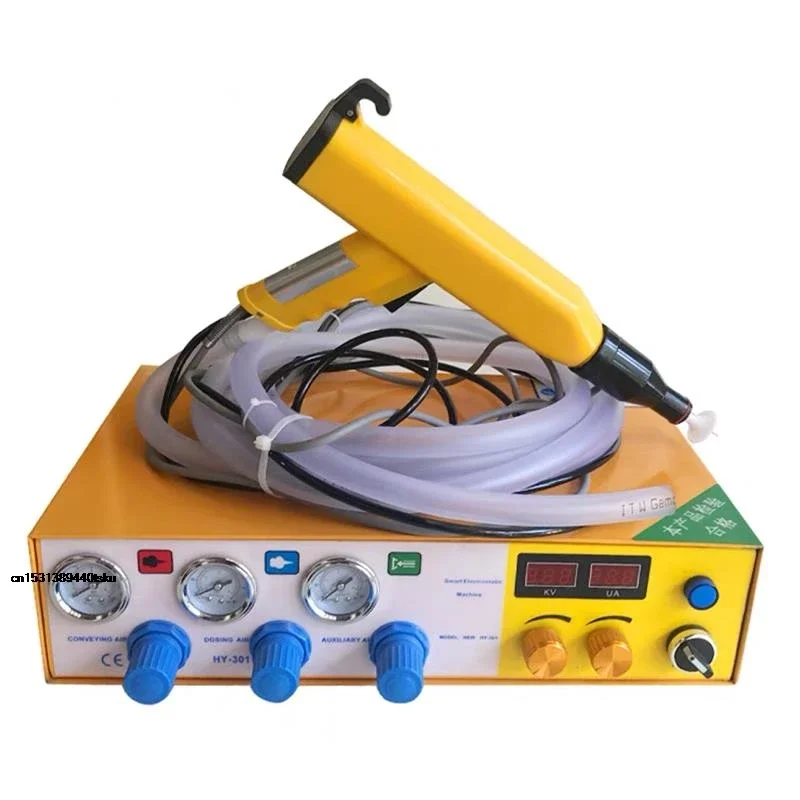 Полезная портативная система для экспериментов порошковой краски, машина для электростатического порошкового покрытия с электростатическим пистолетом для испытания порошкового покрытия