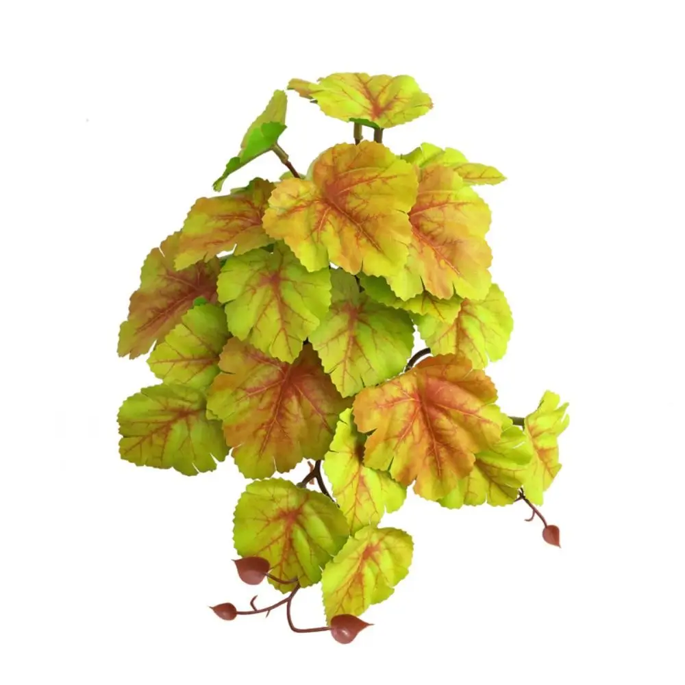 23 Kunstplantenbladeren, grote tropische plantenbladeren van zijde, schildpadbladeren, bamboebladeren, levensechte plastic groene potplanten