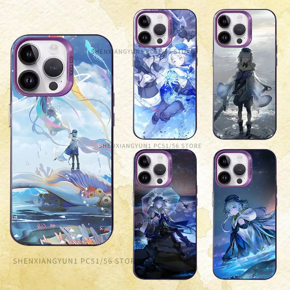 

Game A-Arknights M-Mizuki Case For IPhone 11 12 13 14 15 16 17 Pro Max XS X XR Cover