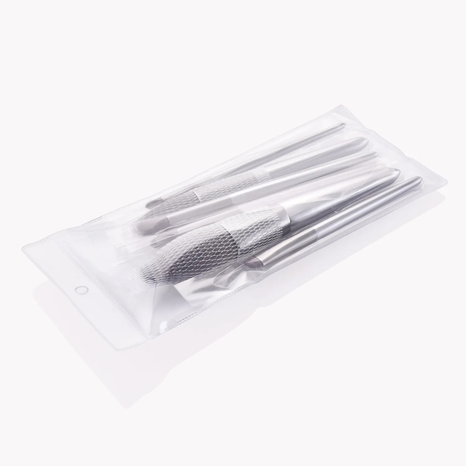 8-teilige silberne Make-up-Puderpinsel-Sets für Make-up-Tools