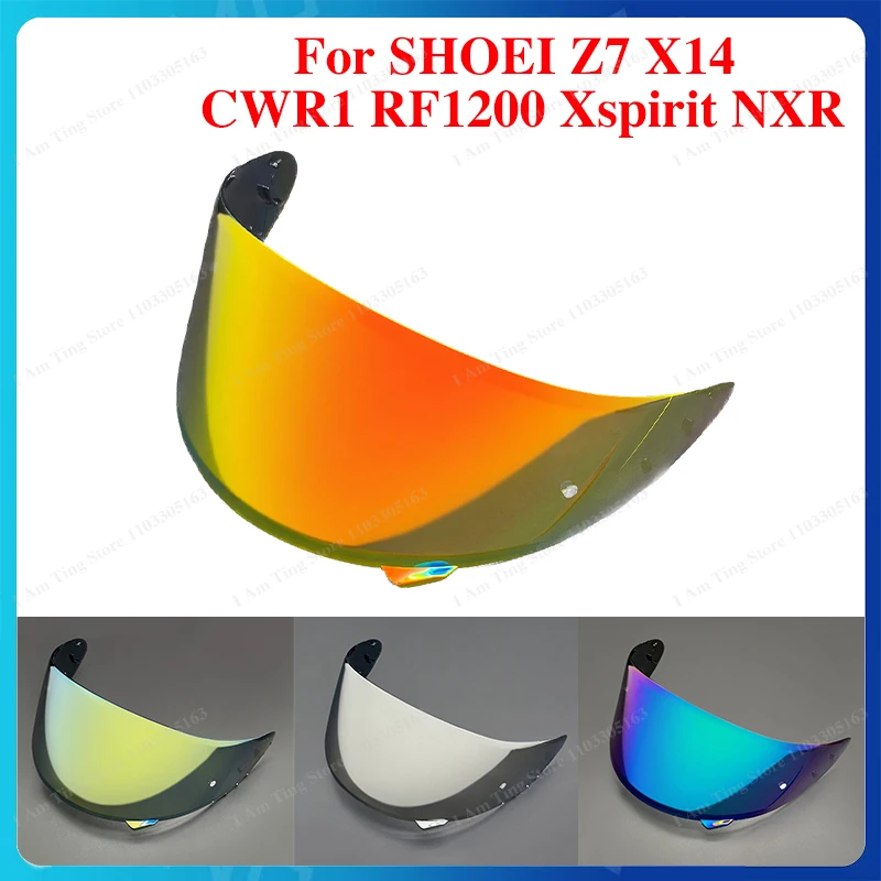 

Motorcycle Helmet Visor Lens For SHOEI Z7 X14 CWR1 RF1200 Xspirit NXR Replace Anti-UV Dustproof Windshield Helmets Accessories
