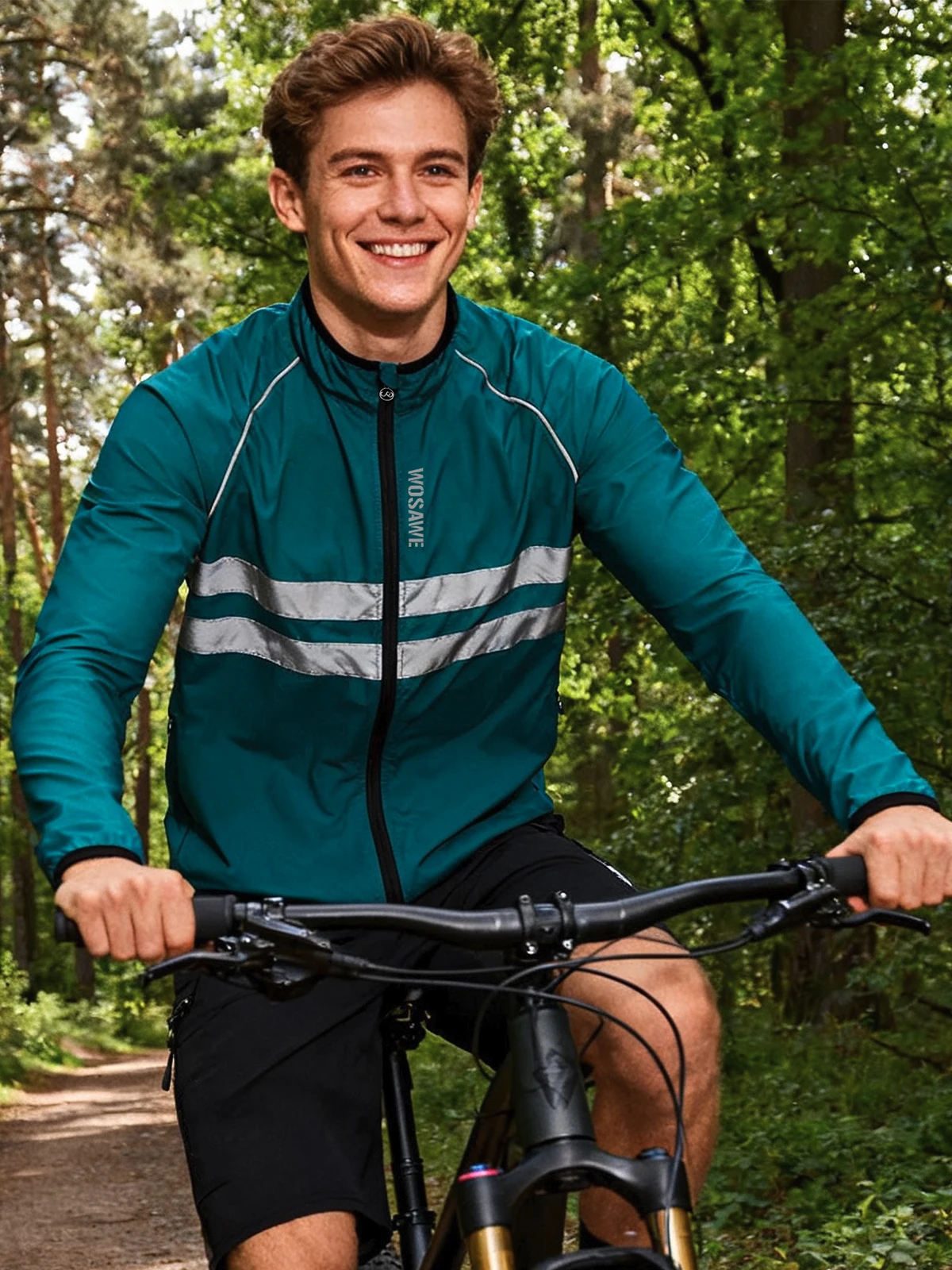 AliExpress WOSAWE Men's Cycling Windbreaker Wind Jacket Windproof Water Repellent Mountain Bike MTB Clothing Reflective Bicycle Wind Coat