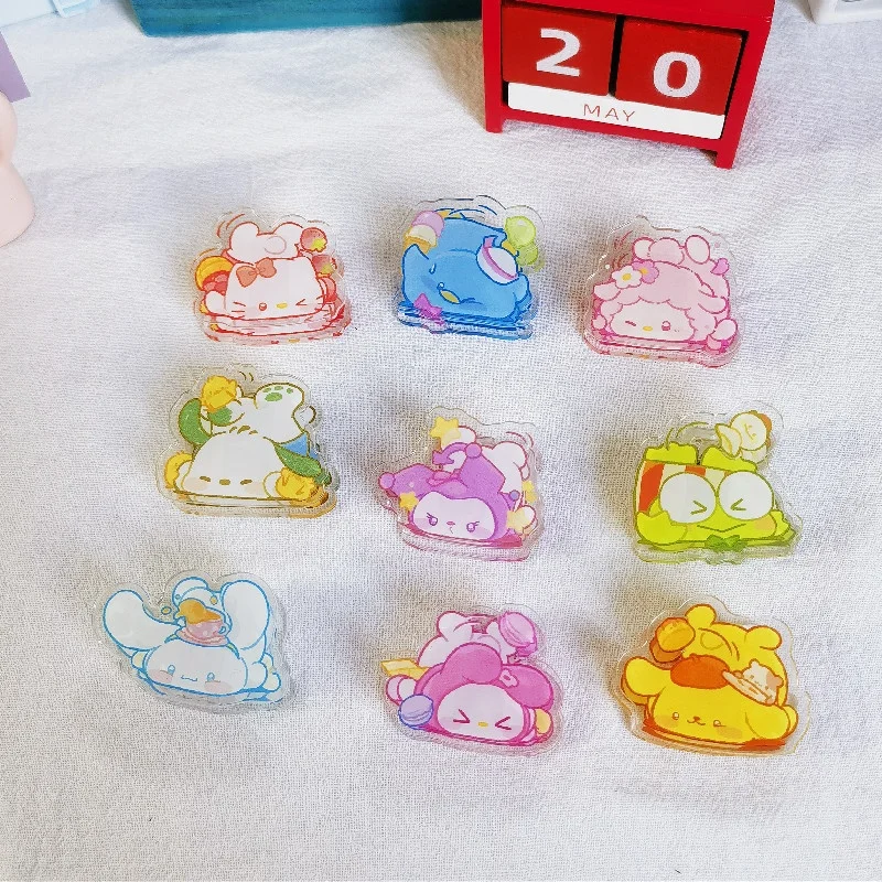 

Набор из 45 клипс Sanrio (Куроми, Мелоди, Кероппи) для фото, поделок, декора, заметок, бумаги, офиса и школы