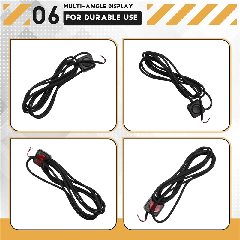 

AT43-4Pcs Мгновенный кнопочный переключатель включения и выключения 12 В 24 В Мини-кнопочный переключатель для автомобильного звукового сигнала, промышленного управления, электроники