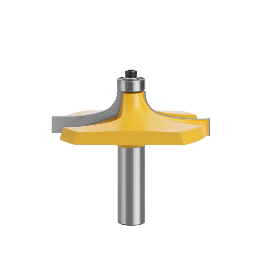 LAVIE 2pcs 1/2"12mm Shank Set Handrail Router Bit,Gourd Shape Bit,Edge Profile Bit,Line Carving Bit,Woodworking Milling Cutte
