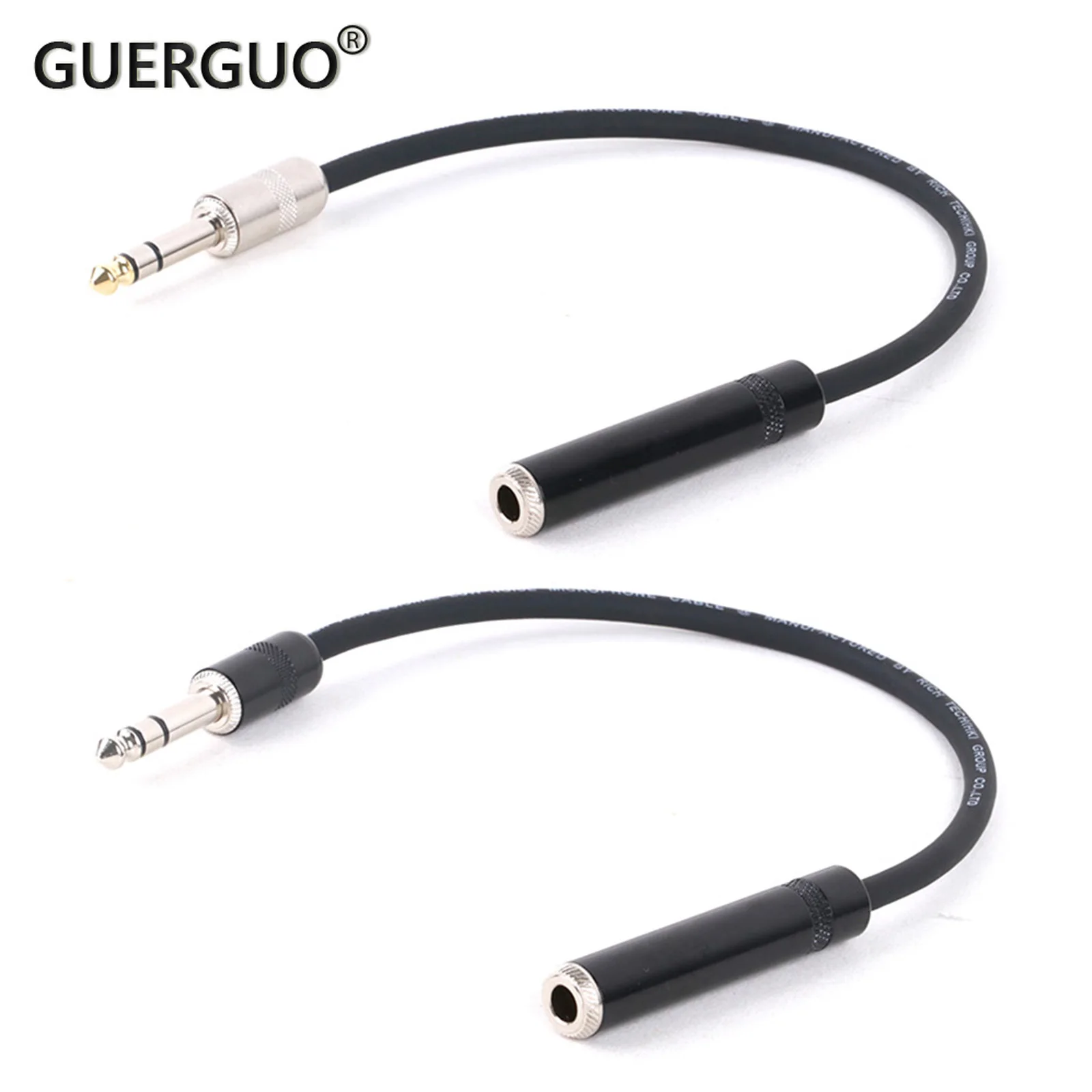 

GuerGuo 6.35mm TRS Male to 6.35mm TRS Female Jack Instrument Audio Cable For Electric Guitar Mixer Guitar Microphones 0.3M-15M