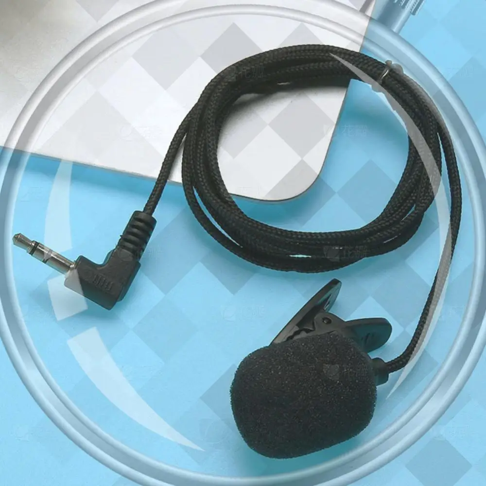 

Миниатюрный прищепочный микрофон, портативный проводной петличный микрофон, одноканальный, для записи аудио и видео, с функцией громкой связи