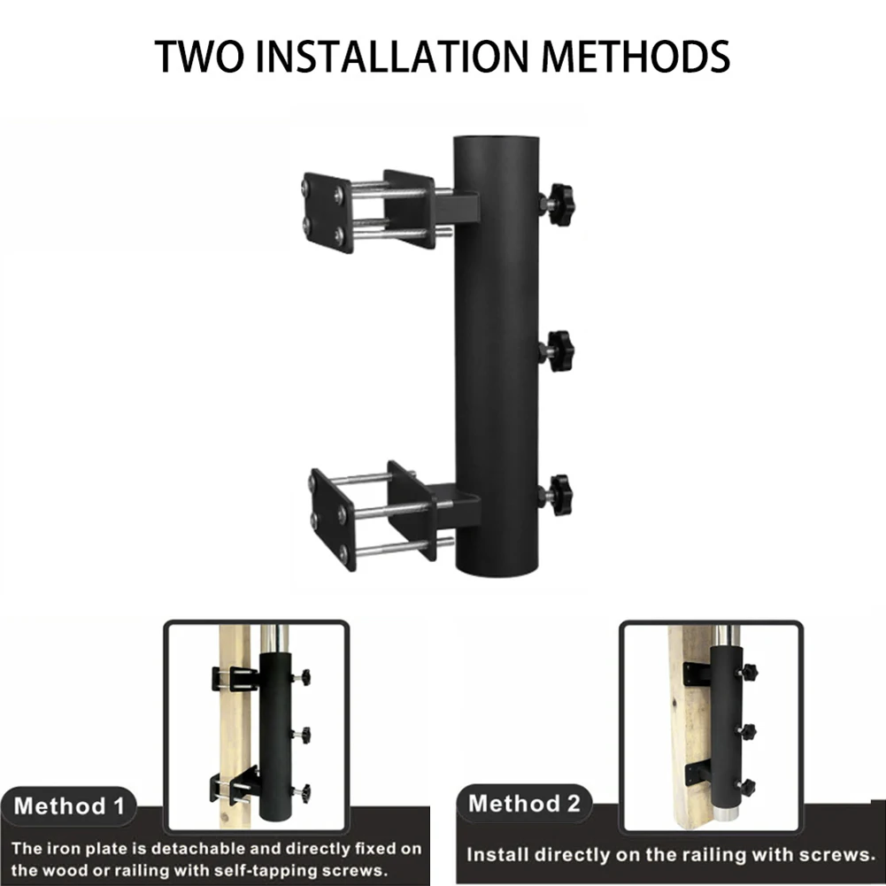 

Long Railing Umbrella Fixing Clip - Heavy Duty Parasol Holder Clamp (23mm-38mm Umbrella Diameter) Outdoor Umbrella Retainer