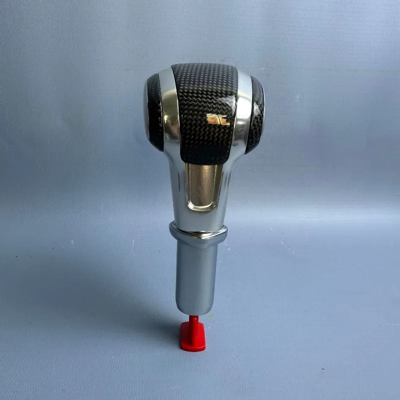 Suitable for Porsche Cayenne Airplane Gear Lever Cayenne Large Wave Stick 15 Carbon Fiber Black Gear Shift Head Accessory