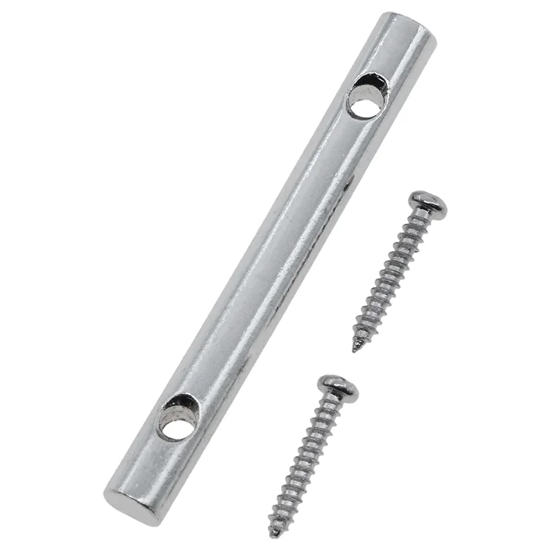 A18E-4 pçs barra de retenção de corda de guitarra de metal 45mm barra de tensão de corda de guitarra com parafuso para amplificador de guitarra elétrica