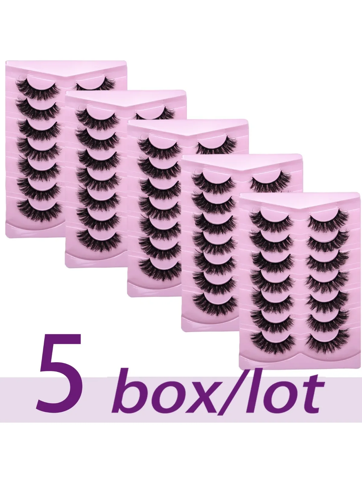 

21Pairs/35Pairs False Eyelashes Natural Look Fake Eyelashes Cat Eye Lashes Fluffy Strip False Lashes