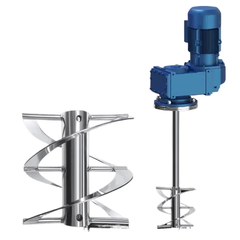 LMM stainless steel spiral spiral ribbon impeller impeller tank into the dispersion equipment