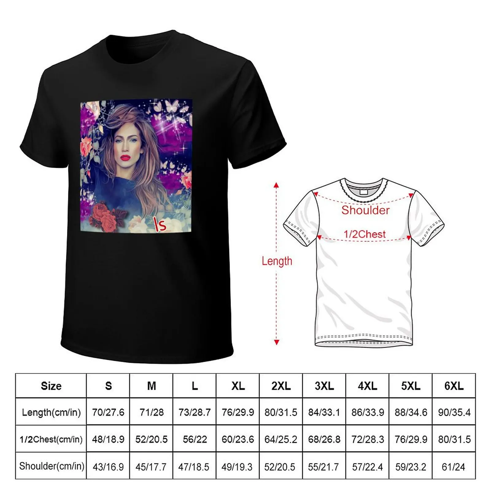 Jennifer lopez T-Shirt man t shirt graphic T-Shirt