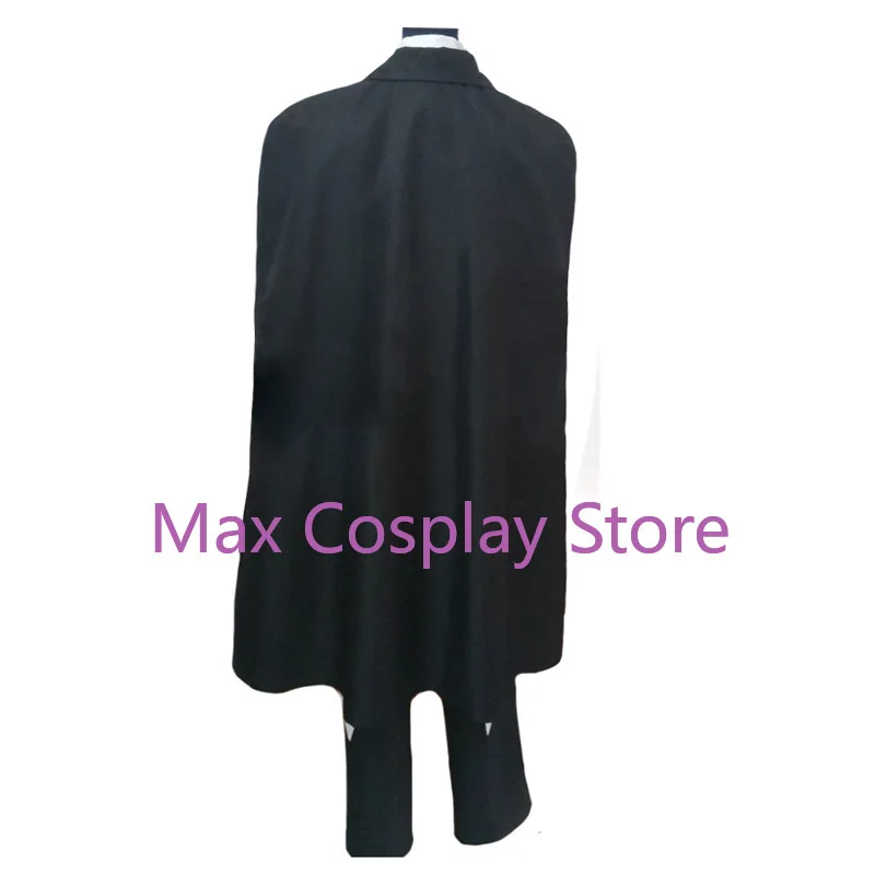 Max Cos Edgar Allan Poe Cosplay Costume Unisex Uniform Suits Halloween Anime Exhibition Performance Clothing