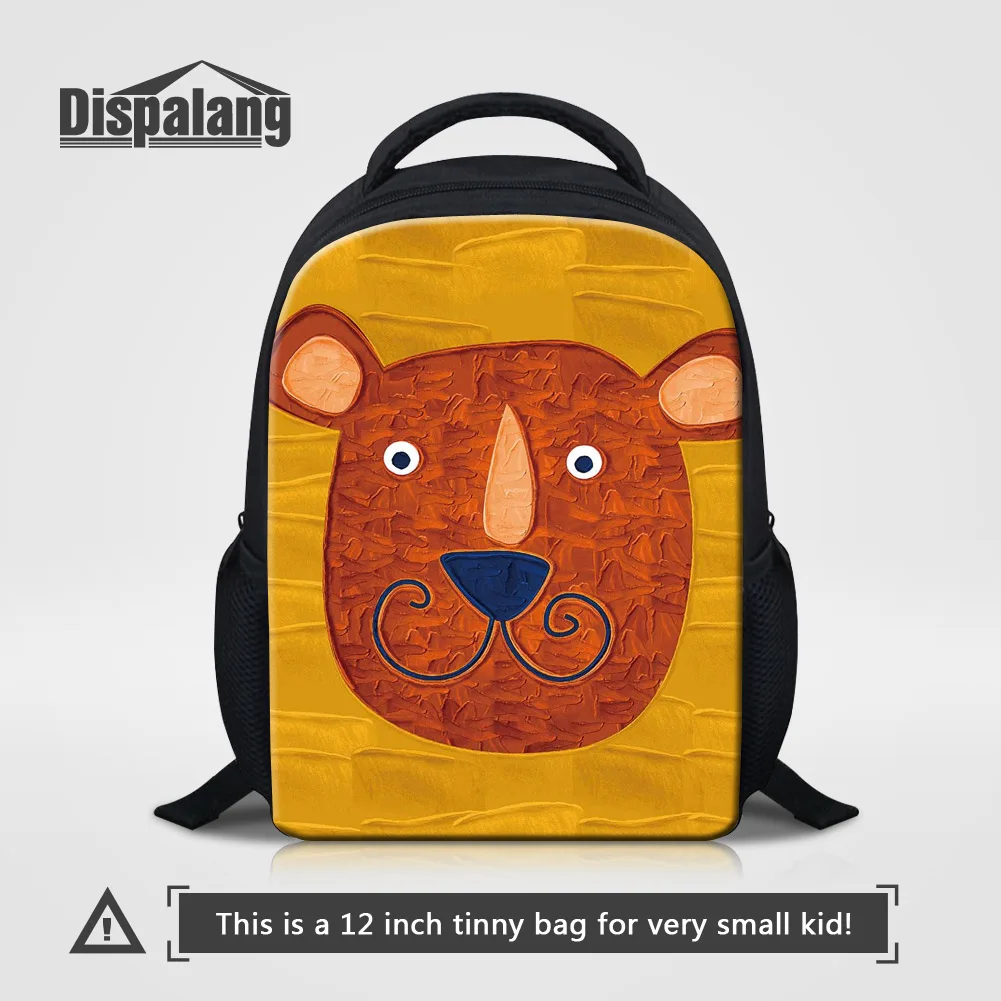 Princess Doll Print 12 Inch Kids Backpack, Cute Cartoon School Bag for Girls, Kindergarten Bookbag