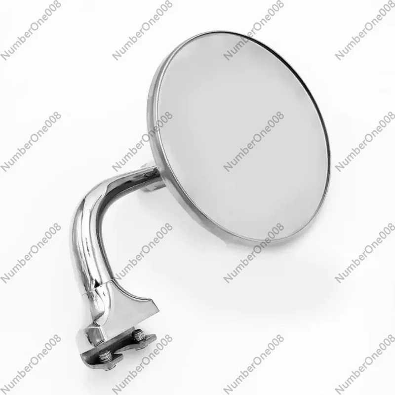 

Stainless Steel Round Side Mirror for Classic Cars Offering Retro Aesthetic and Wide Fitment on Front and Rear Positions