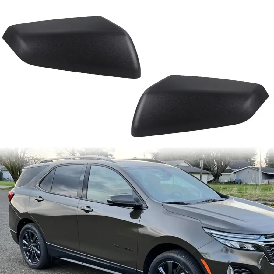 

Черная крышка внешнего зеркала подходит для Chevrolet Equinox 20182023, аксессуары GMC Terrain 20182023, пара