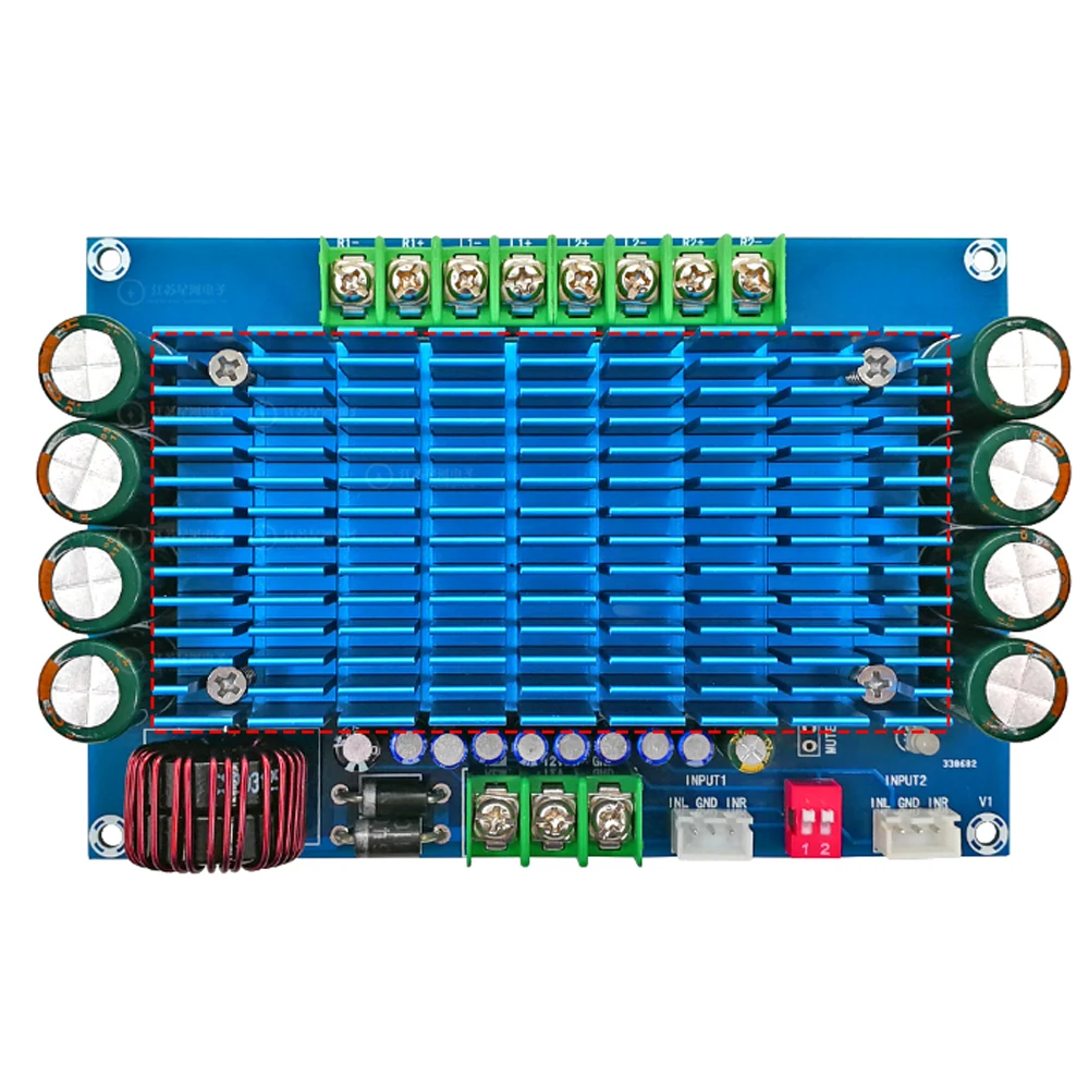 Deluxe TDA7850 Car Four-Channel Amplifier Board 12V High-Power Audio Amplifier Board 50W * 4