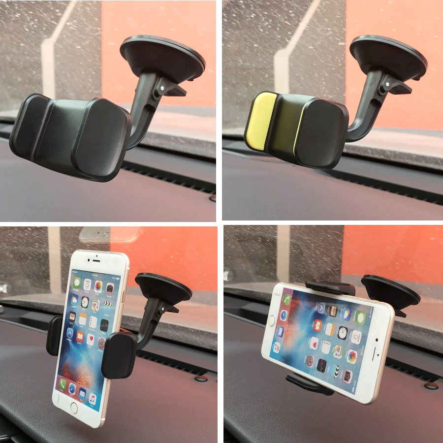 93mm Extendable Windshield Car Holder 360 Rotatable Car Phone Holder Universal GPS Stand Mount Support Window Glass Car Holder