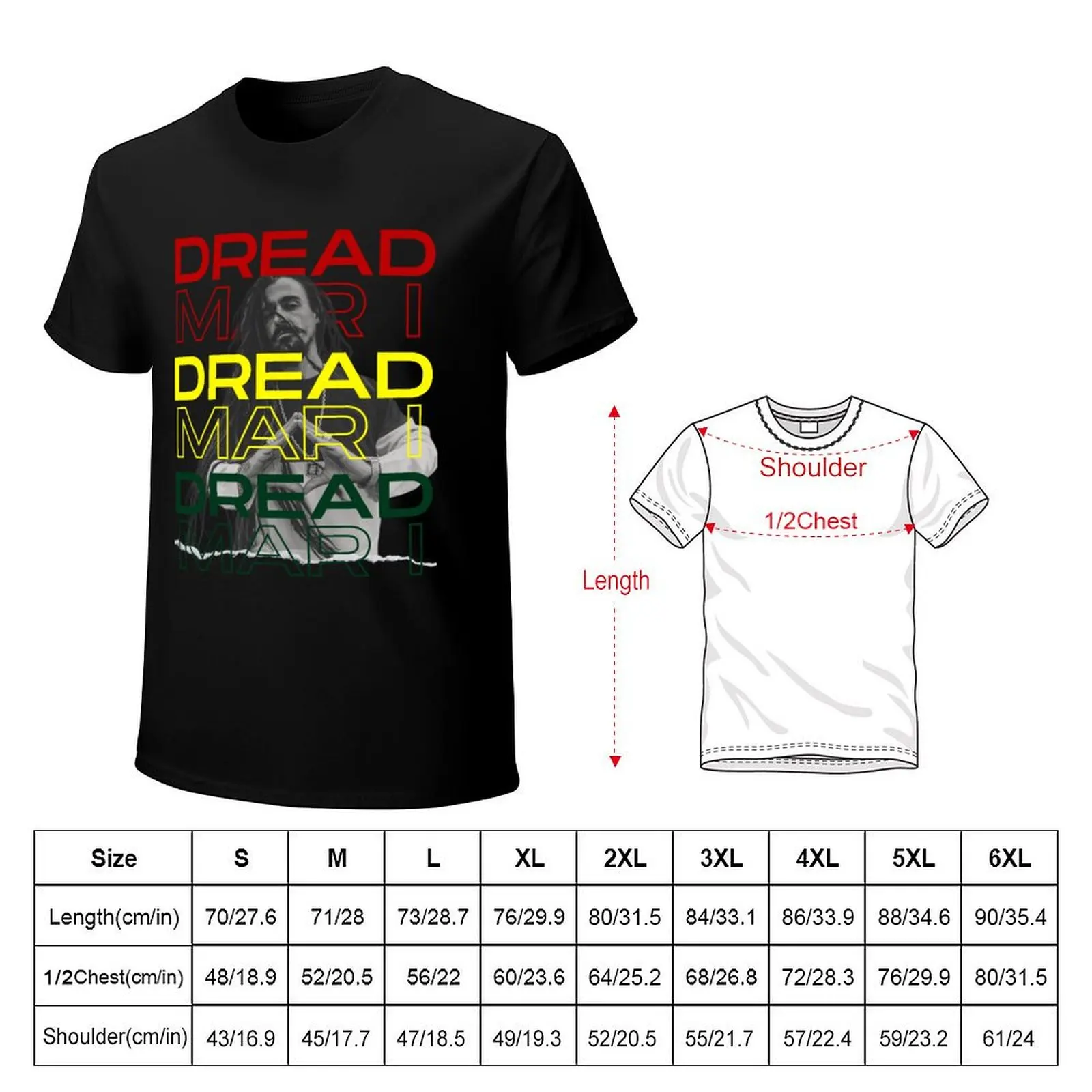 Dread Mar I - Reggae Music T-Shirt Moisture Control Sports Tee
