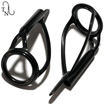 TN89 SEAGUIDE 3PCS HBXALST 316 스테인레스 스틸 프레임 도자기 반지 잉어 낚싯대 팁 빌딩 구성 요소 수리 DIY 액세서리