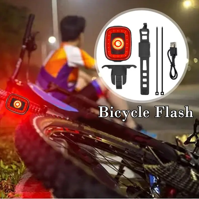 Rear Bicycle Light Rear Red Bicycle Light For Night Riding 70 Lumens Rear Bicycle Light For Night Riding Waterproof Ebike Tail