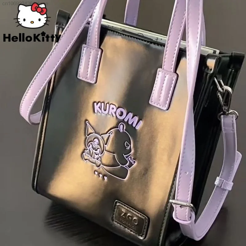 Sanrio Kuromi borsa da donna Tendance 2023 Designer borsa di lusso Y2k borsa portatile borsa a tracolla in pelle PU coreano Versatile Bolsas