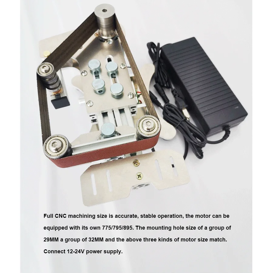 533x30mm multi-função mini micro lixadeira moagem elétrica pequena lixadeira de cinto diy bancada suporte casa faca afiar máquina