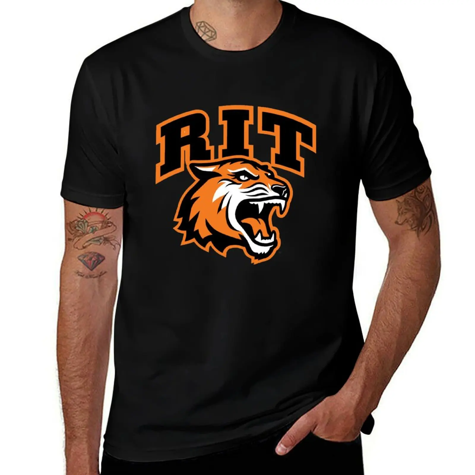 Футболка RIT TIGERS, летняя футболка с эффектом прохлады