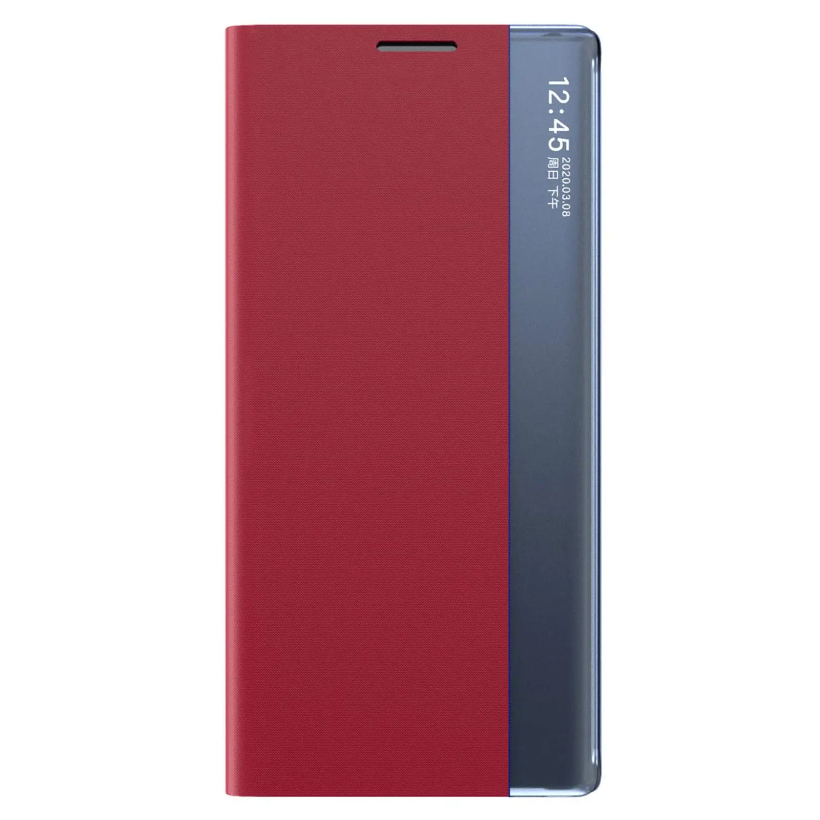 

View Clear Smart Window Flip Case for Samsung Galaxy S25 Ultra/S25 Plus/S25 - Leather with Hard PC & Kickstand |Magnetic Closur