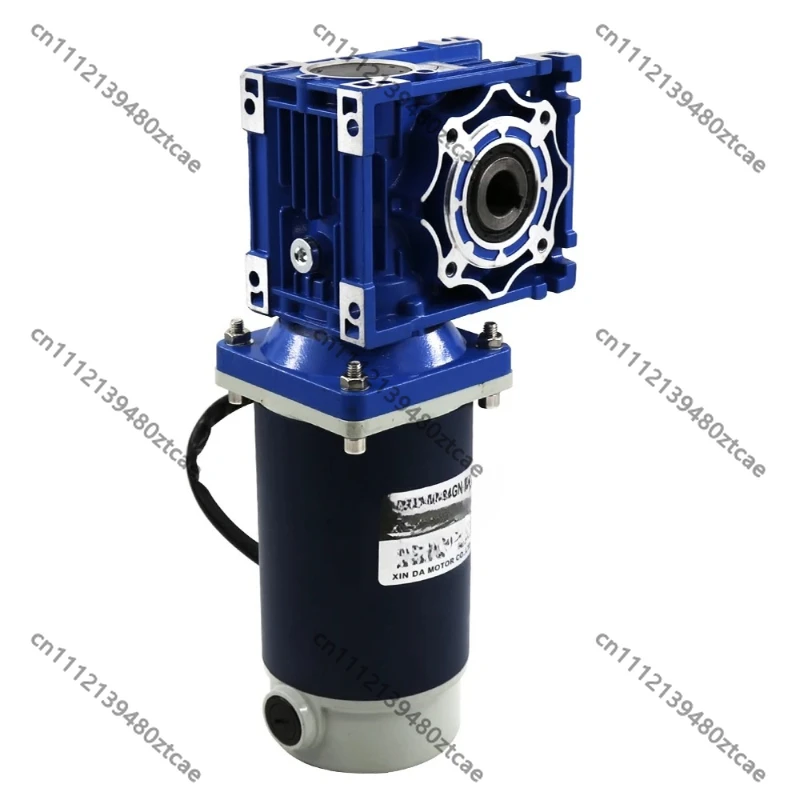 200W Worm Gear DC Gear Motor 12V 24V High Torque Forward Reverse Rotation 2200RPM Speed Regulating Motor