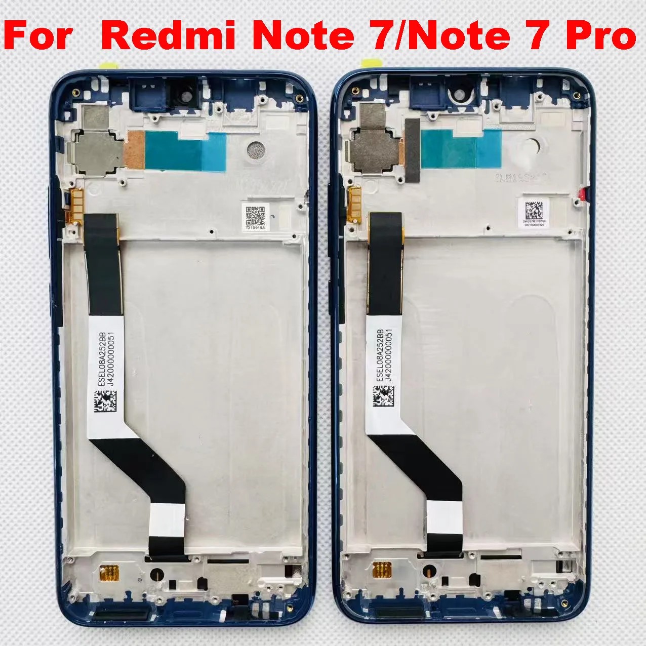 6.3''High brightness FHD For Xiaomi Redmi Note 7 LCD Display Touch Screen Digiziter Assembly For Redmi Note 7 Pro LCD with frame
