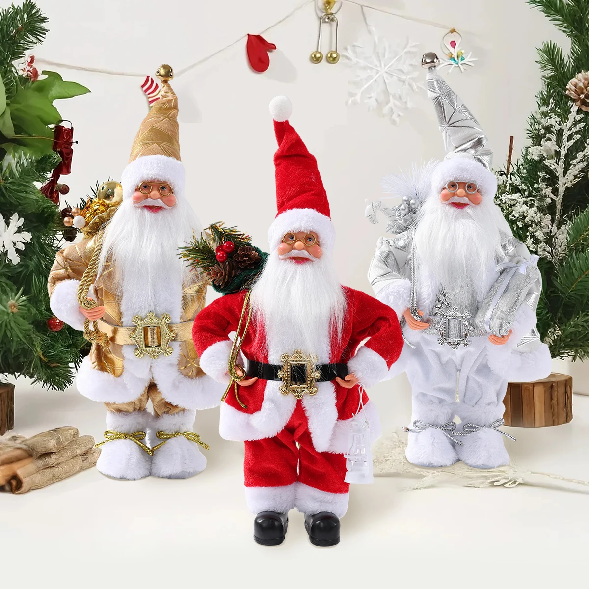 

Christmas Santa Claus Doll Merry Christmas Decorations For Home 2025 Christmas Ornament Xmas Navidad Noel Gifts New Year 2026
