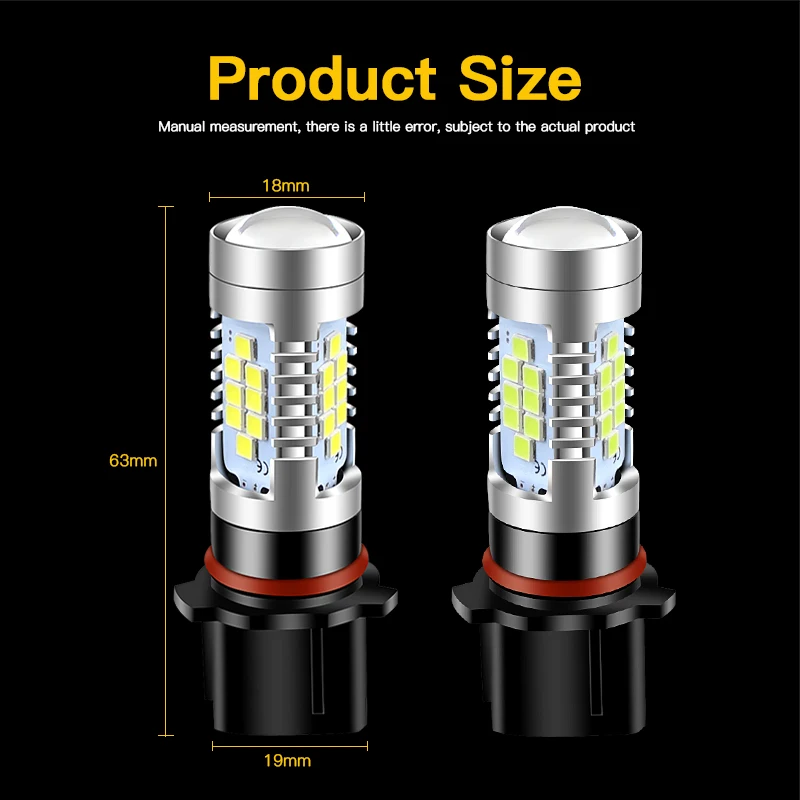 

2 шт. P13W PSX26W светодиодные дневные ходовые огни для Mazda CX-5 2013-2015, 12277 SP13W DRL лампы SH23W лампы автомобильные аксессуары Canbus