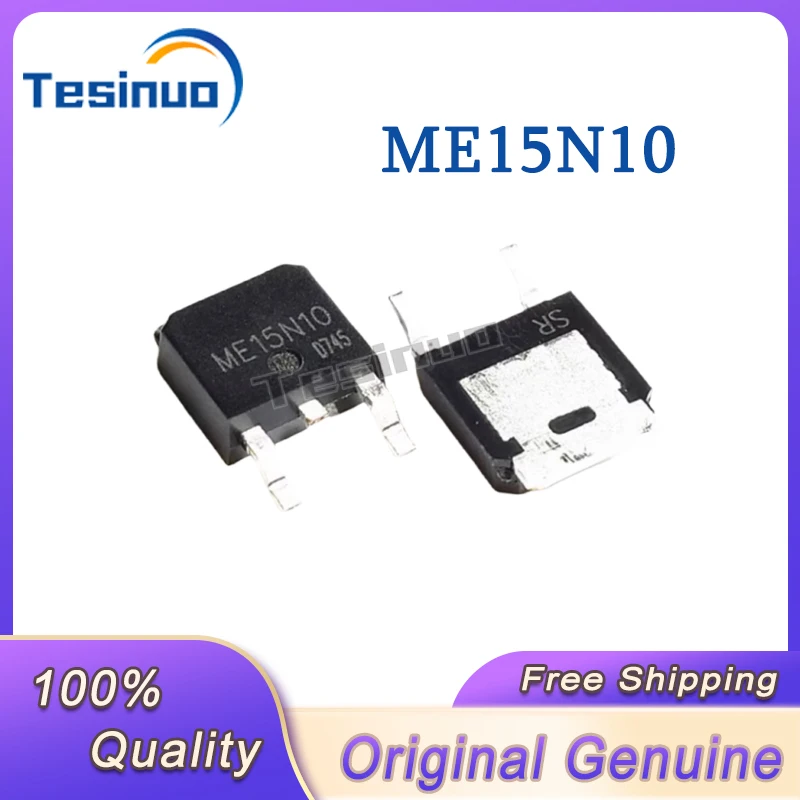 20/PCS New Original ME15N10 N Channel Field effect tube 15A 100V Patch TO252 ME15N10-G In Stock