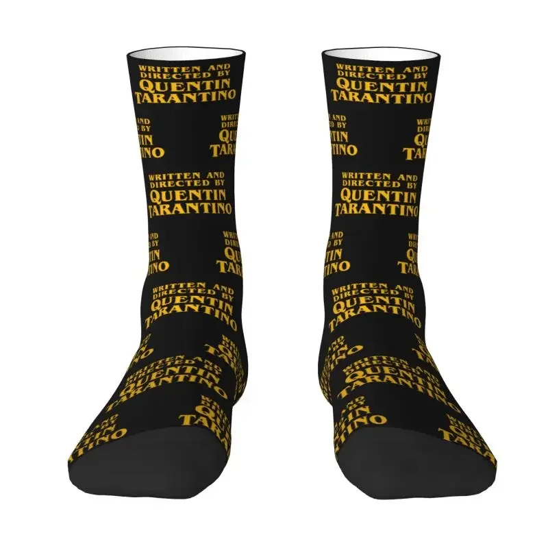 Y2K novelty mens Quentin Tarantino dress unisex breathbale warm 3D printing pulp fiction kill bill movie crew socks