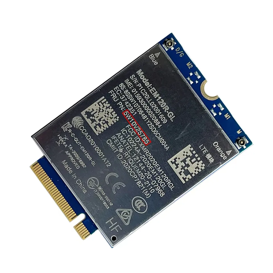 EM120R-GL LTE-A Cat12 4G M.2 Module FRU 5W10V25785 For P14s T14