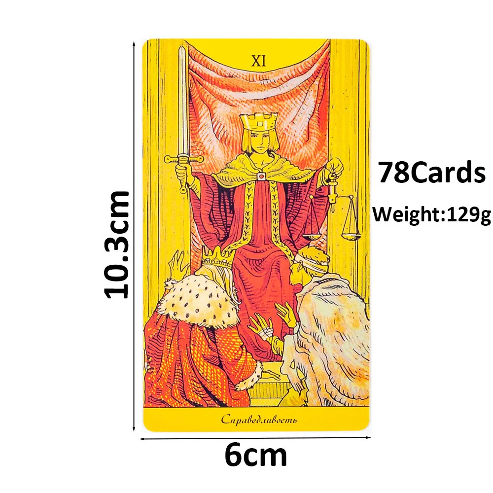 Russische Visioenen soi Tarot Kaarten 78 Stuks Fate Waarzeggerij Tarot Kaarten Waarzeggerij Kaartspellen Party Bordspel