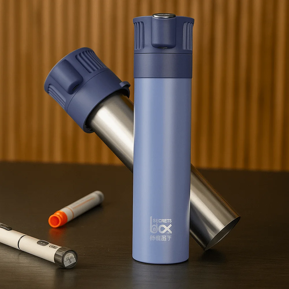 

Carry-on Insulin Cooler Box USB Charging LCD Digital Display Rechargeable Cooling Cup Automatic Temperature Control