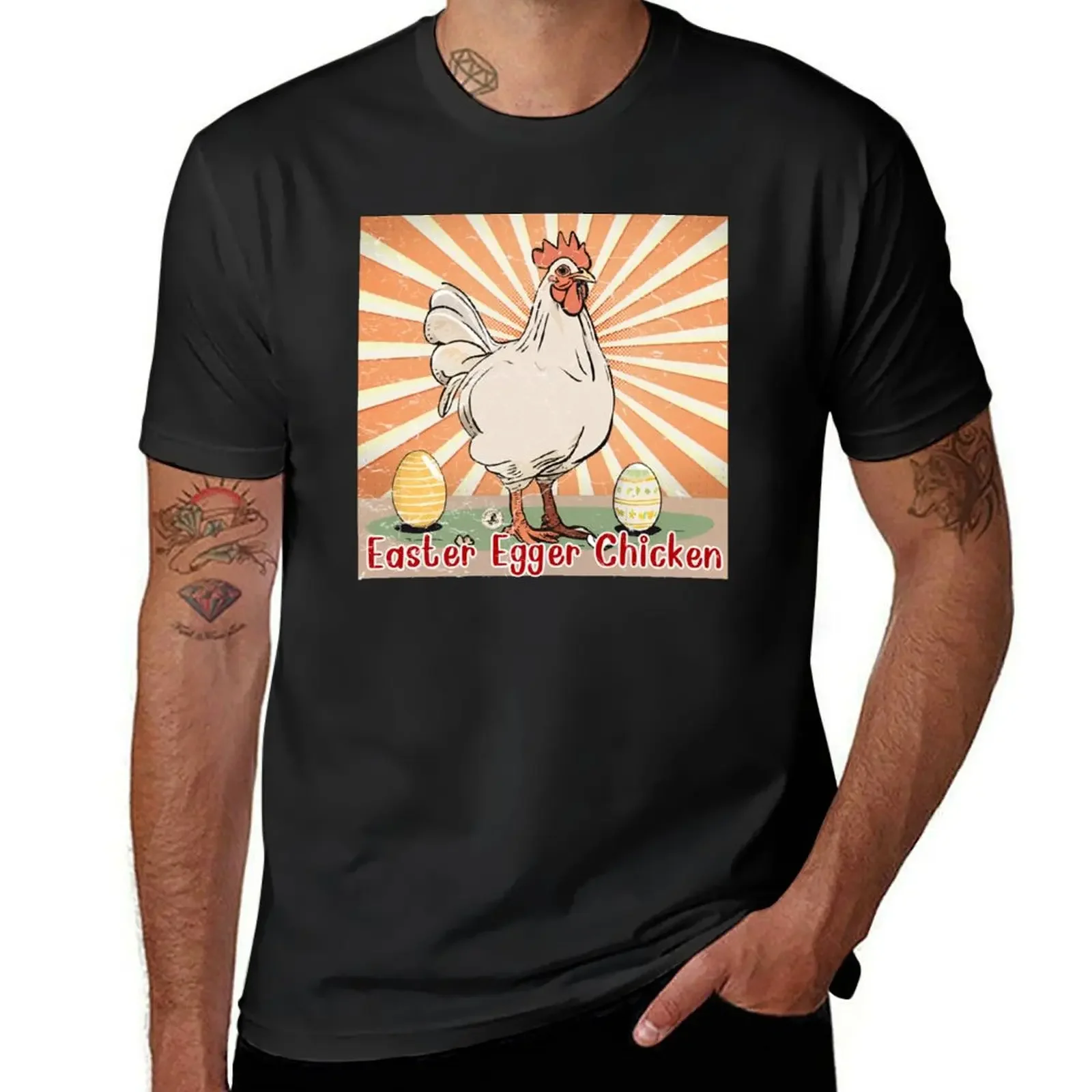 Easter Egger Chicken T-Shirt plus size tops basketball graphic tees blue archive oversized shirts men graphic