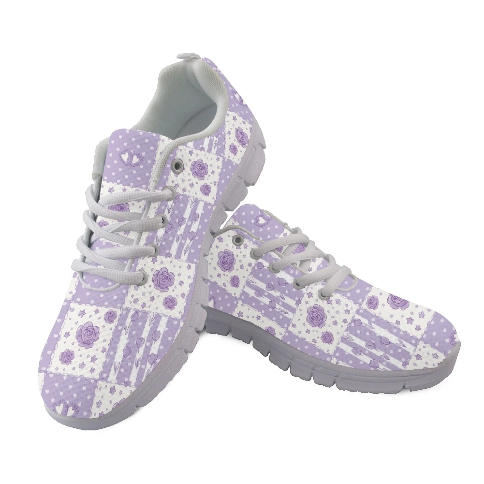 Coloranimal Purple Rose Mesh & EVA Sole Women Running Shoes Lightweight Fitness Shoes for Womens 2026 Collection
